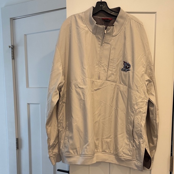 Other - Men’s Tennessee Titans Tan Windbreaker Jacket, Size 2XL